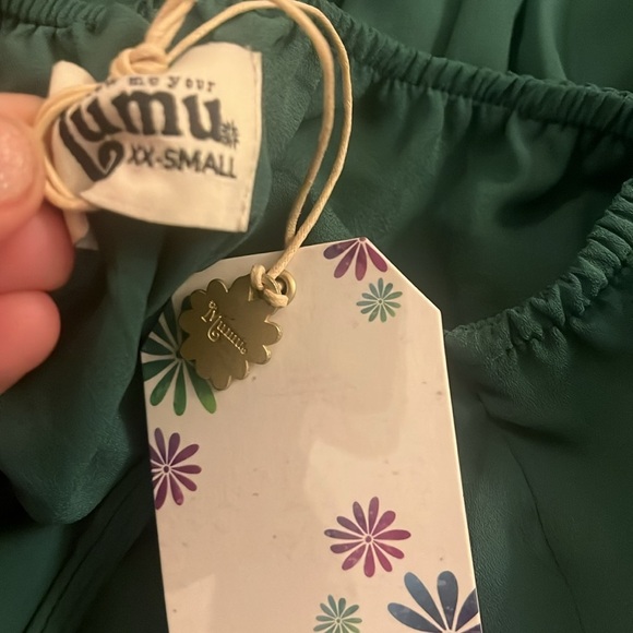 Show Me Your Mumu Heather Halter Maxi Dress - XXS - Elegant Green - Picture 8 of 10